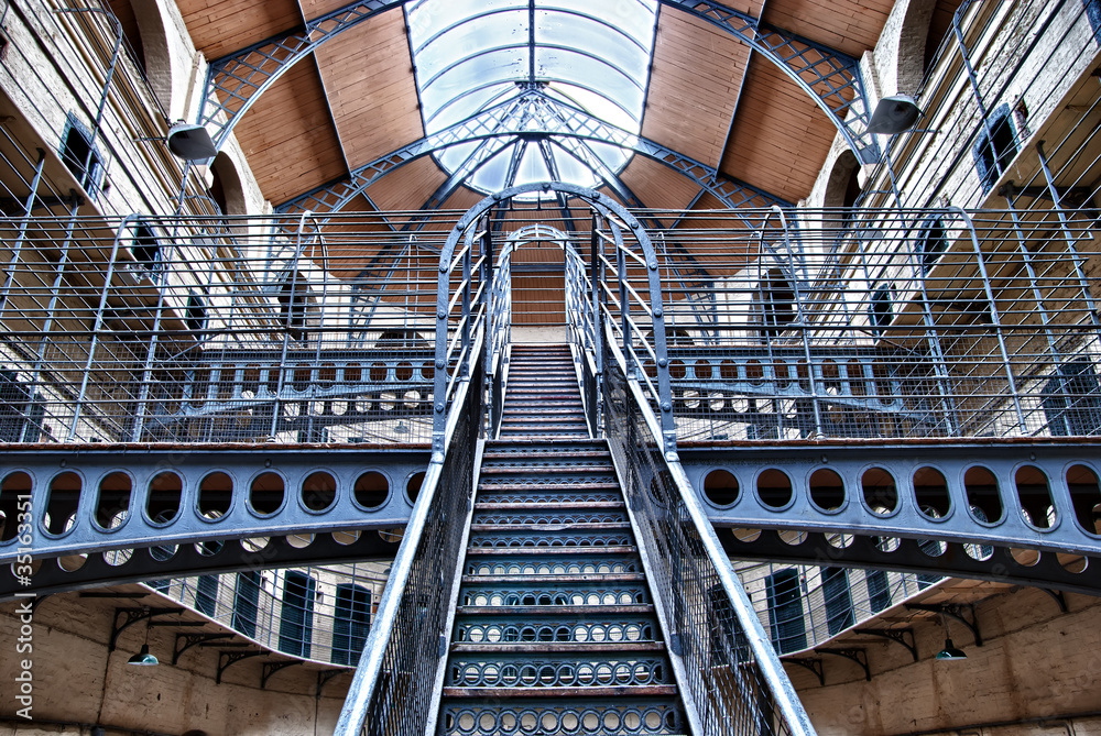 Kilmainham Gaol, Dublin, Ireland - obrazy, fototapety, plakaty 