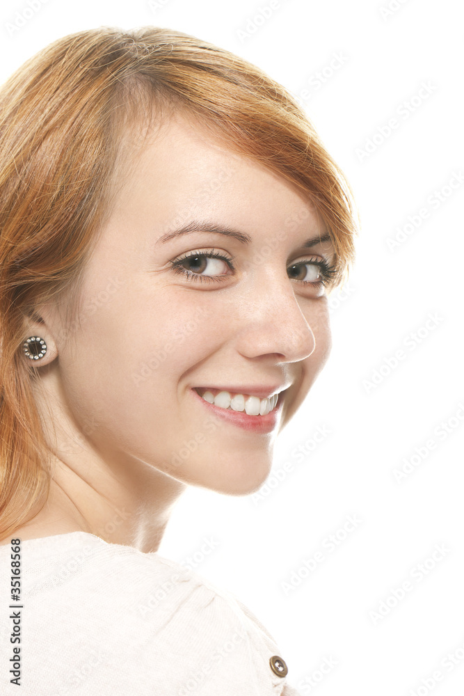 portrait einen jungen glücklichen frau portrait einen jungen glücklichen frau