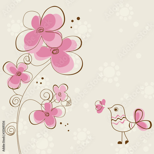 Romantic greeting card