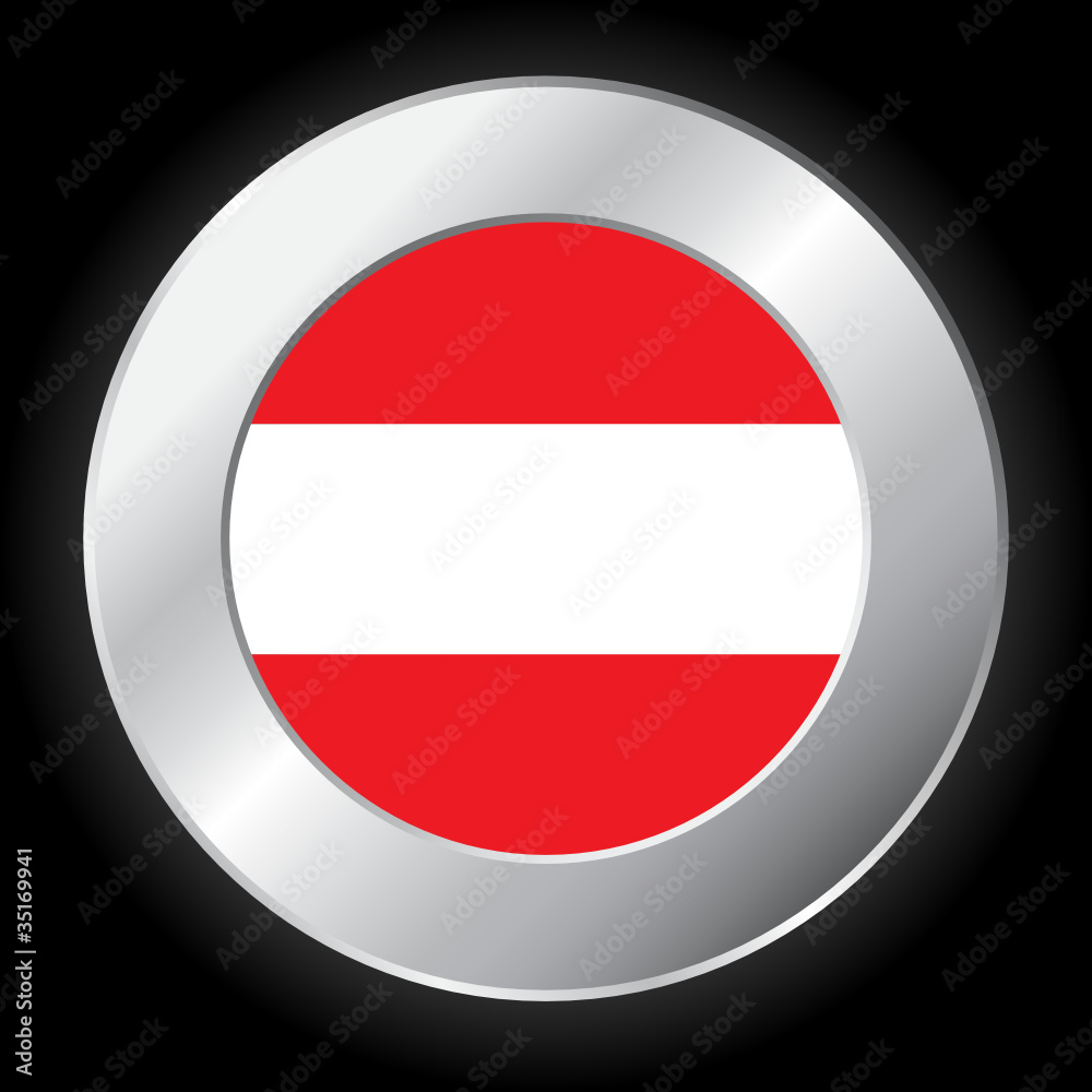 FLAG OF AUSTRIA ICON FLAG OF AUSTRIA ICON