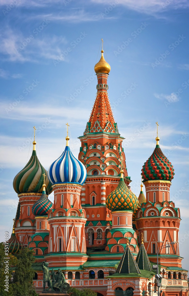 Moscow, Russia, Saint Basil's cathedral