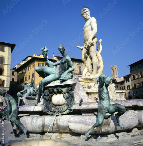 Fountain of Neptune in Florence