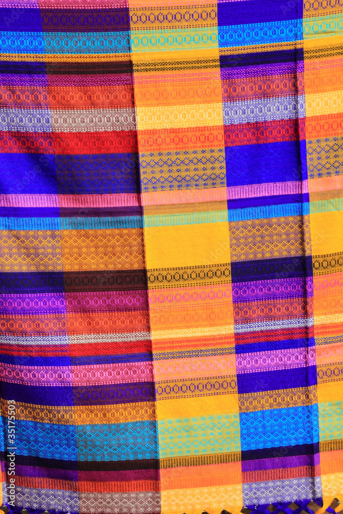 Mexican serape fabric colorful pattern texture Mexican serape fabric colorful pattern texture