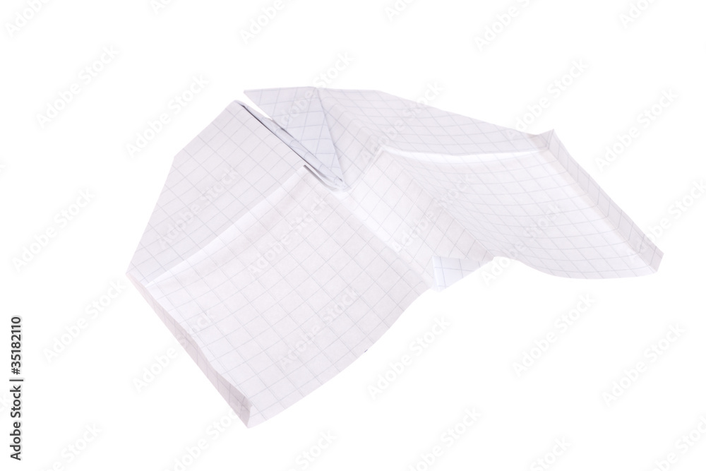 Fototapeta premium Paper airplane