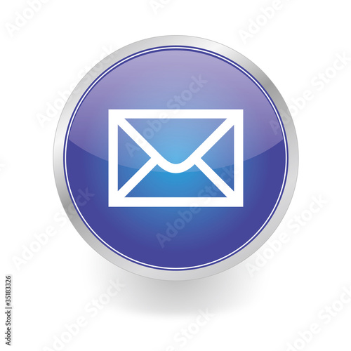 blue icon mail
