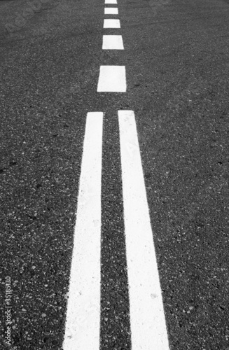 Lanes on road © tazik