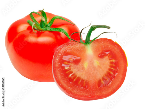 Wallpaper Mural Tomato isolated on white background Torontodigital.ca