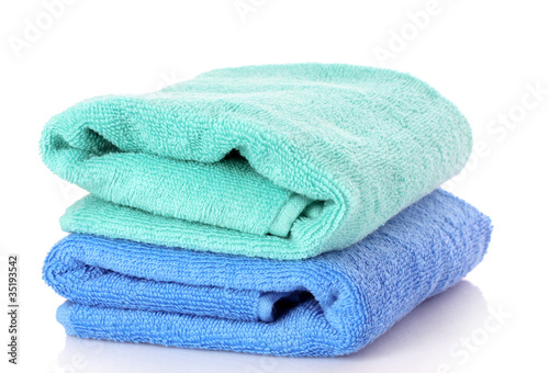 towels isolated on white