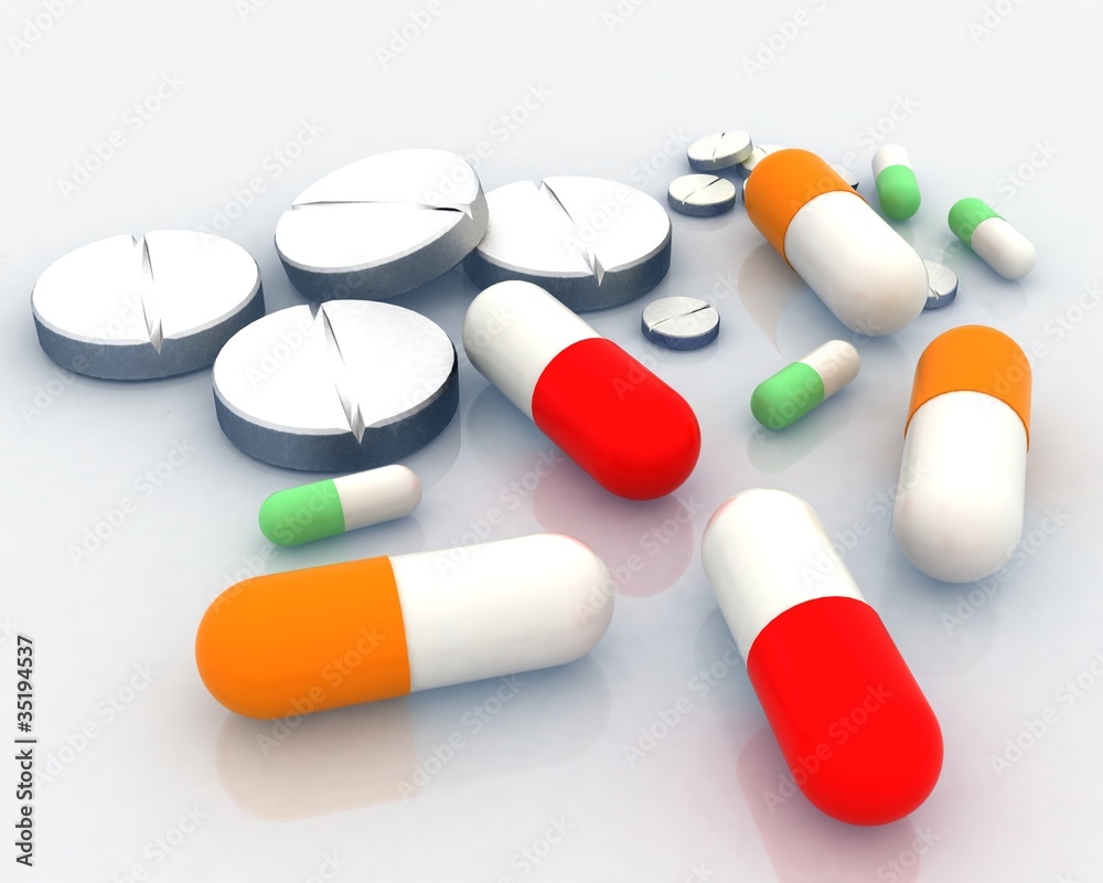 3d capsule medicine pill
