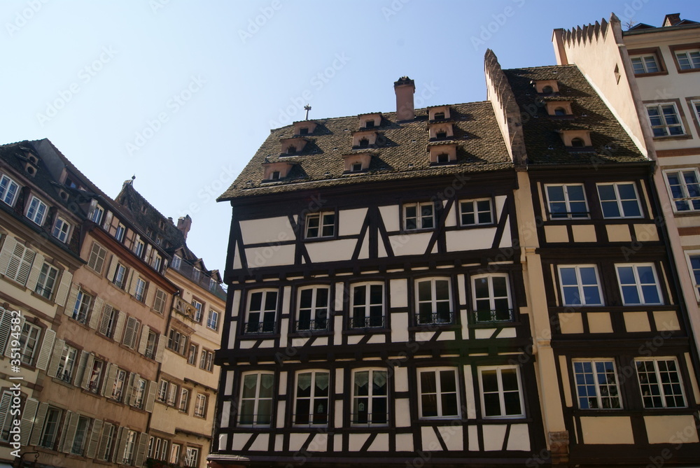 Fototapeta premium Tipicamente Strasburgo