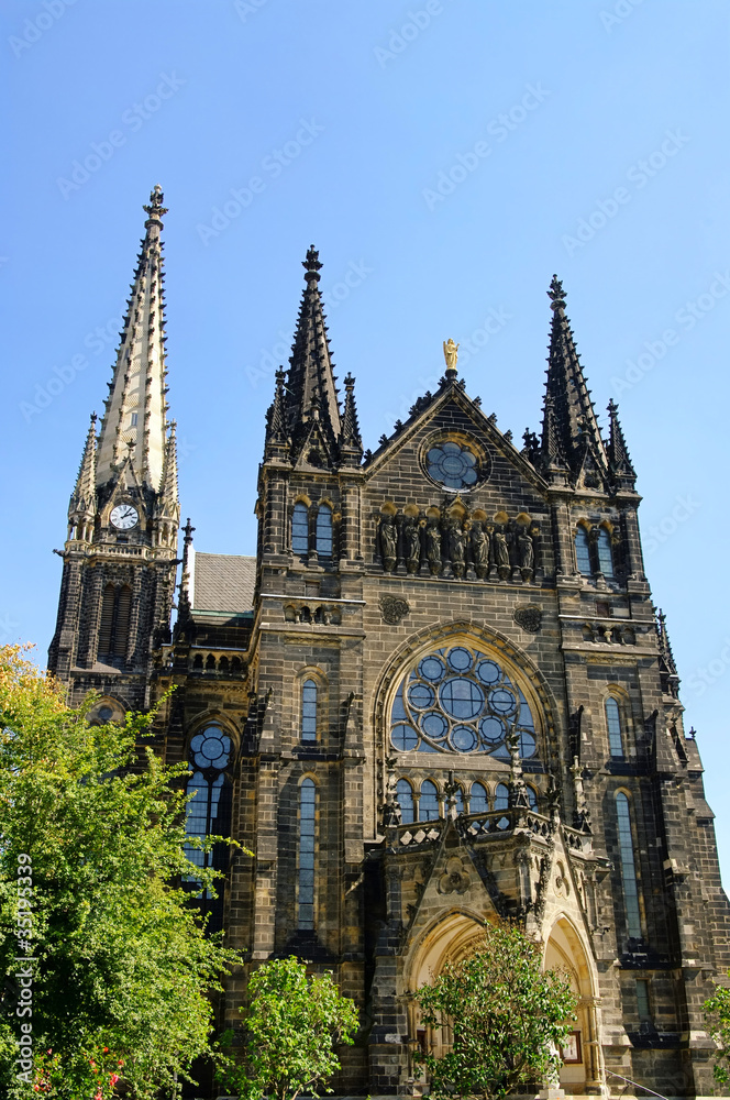 Fototapeta premium Leipzig Peterskirche - Leipzig Peters Church 01