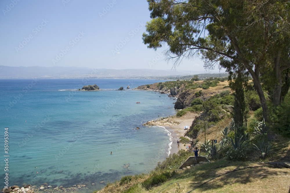 Coast of Cyprus near Polis