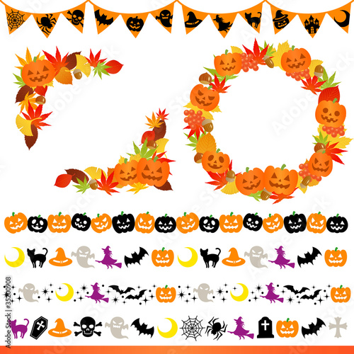 ハロウィン　広告　装飾