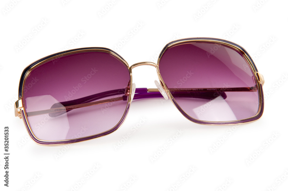 Elegant sunglasses isolated on white Elegant sunglasses isolated on white
