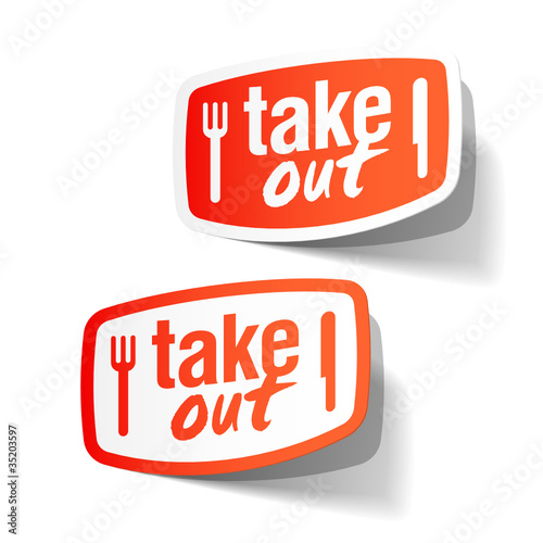 Takeout labels