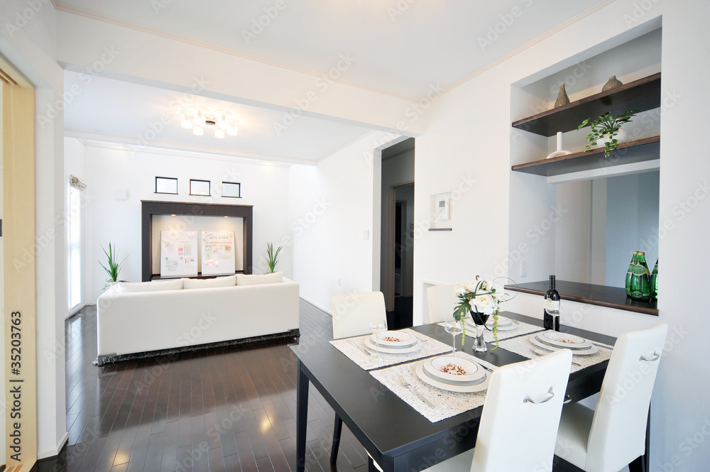 Fototapeta premium リビングダイニング-1