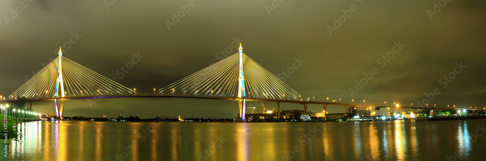 Panorama Industrial ring bridge of Thailand Panorama Industrial ring bridge of Thailand