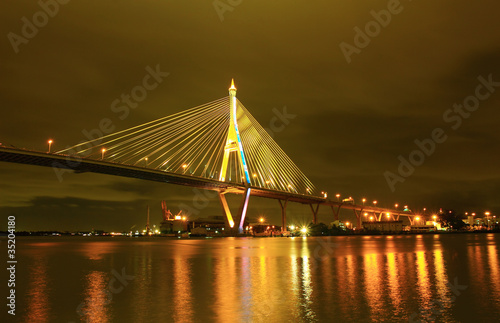 Industrial ring bridge of Bangkok, Thailand.