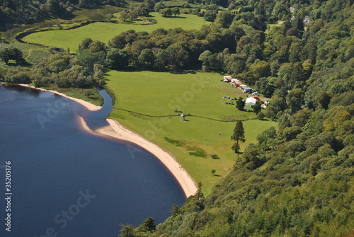 lough tay tourist attraction in wicklow ireland