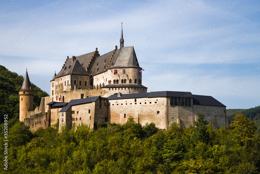 Medieval Castle of Vianden, Luxembourg