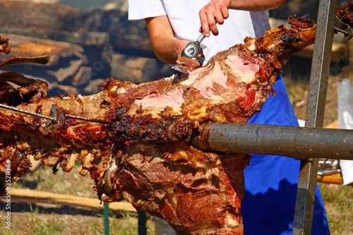 Roasted ox