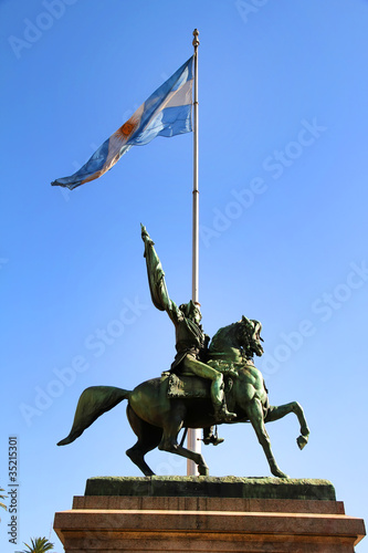 Statue von Manuel Belgrano, Buenos Aires photo