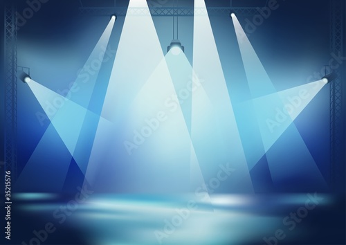 Stage Light - Background for Dance Party Wallpaper