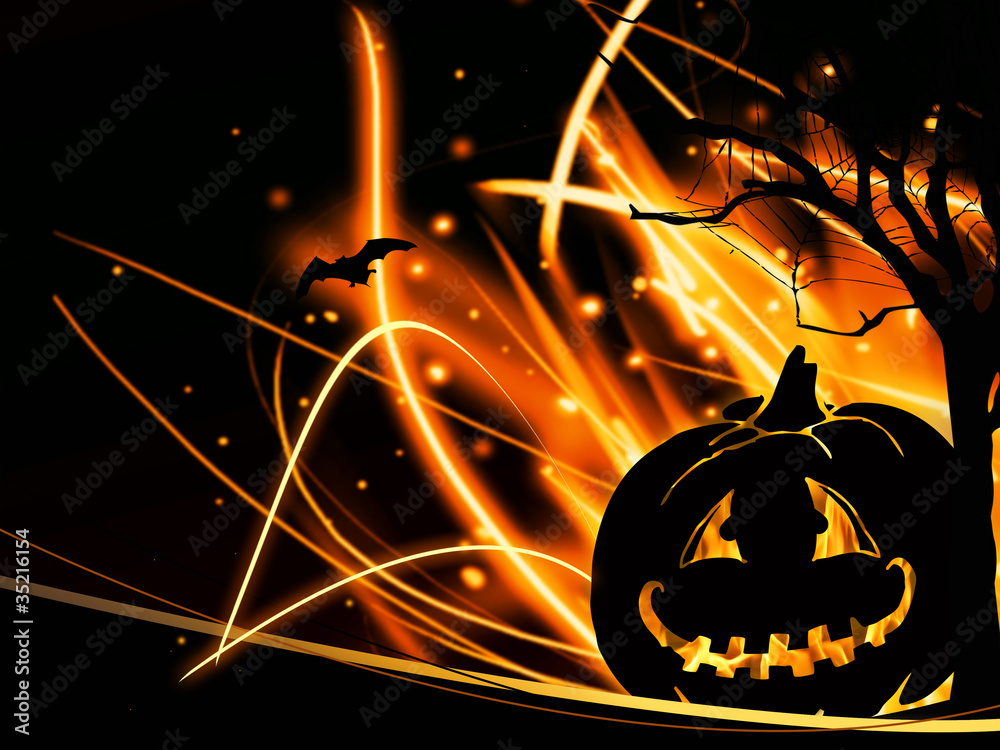 © Aleksandra Gigowska - halloween pumpkin background © Aleksandra Gigowska - halloween pumpkin background