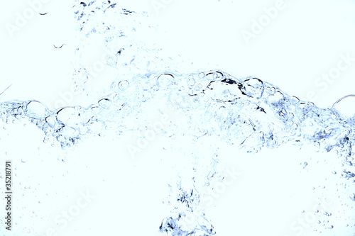 water splash close up
