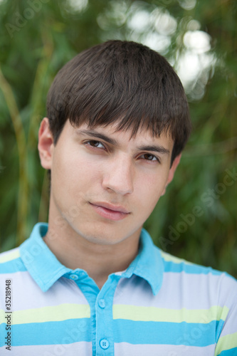 Portrait of young man