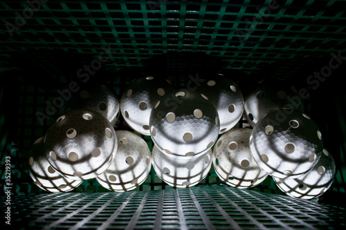 фотографія floorball balls