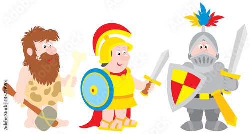 Savage, ancient soldier and knight
