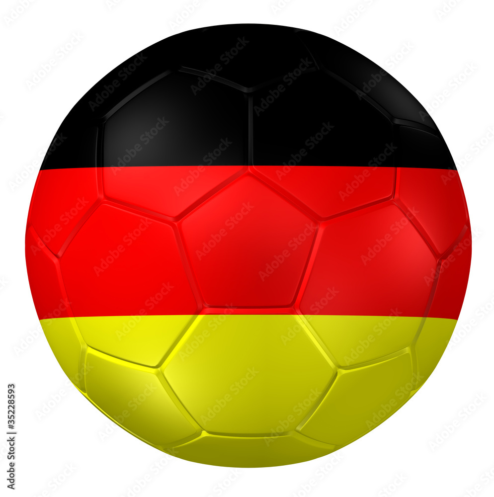 3d rendering of a soccer ball.