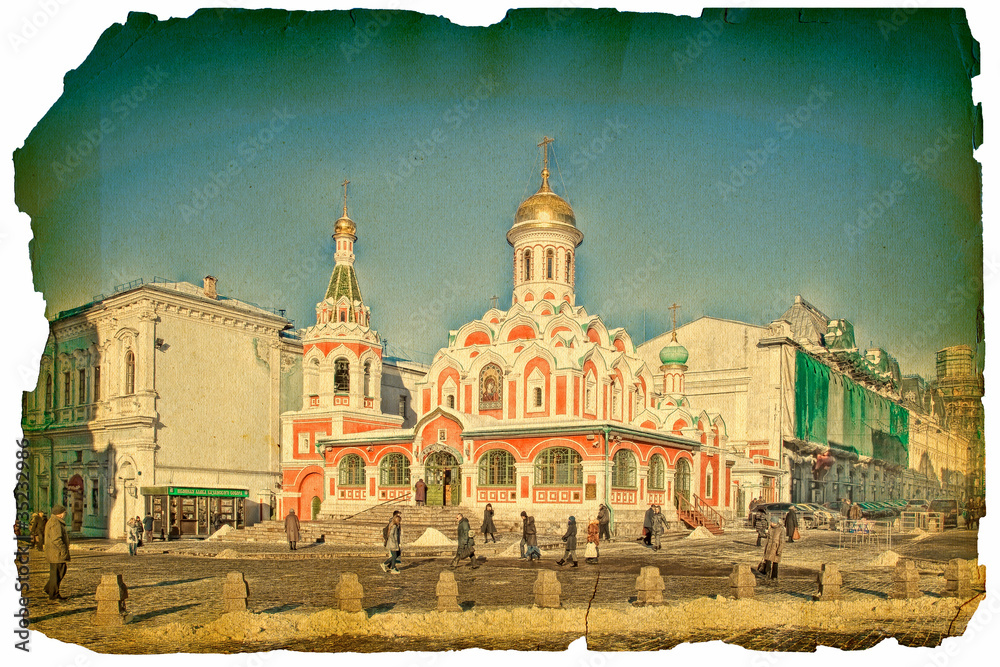 Obraz premium Under old times. Temple