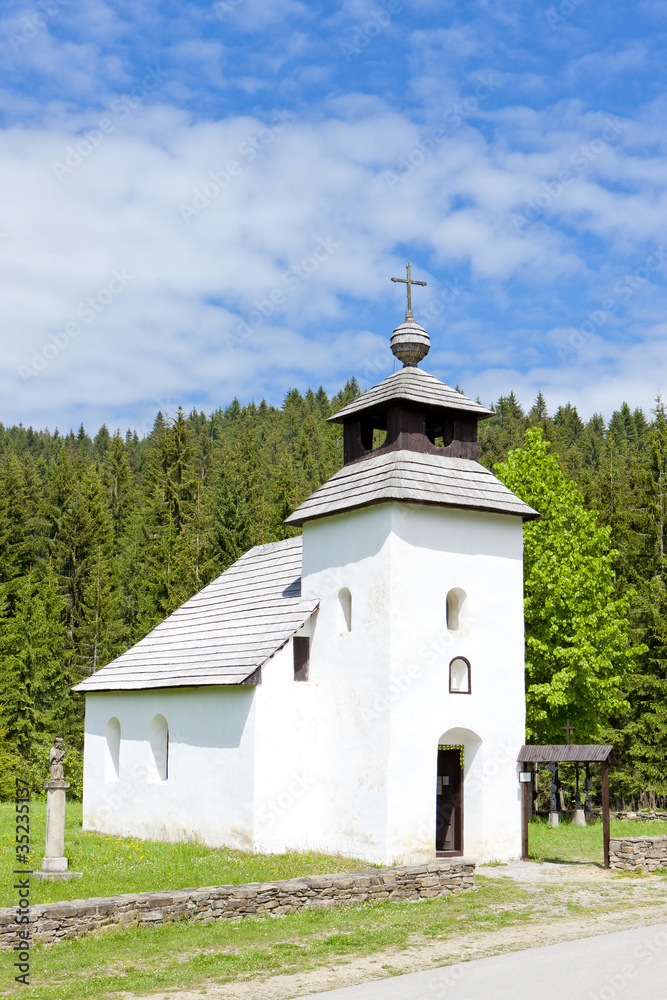 church in Museum of Kysuce village, Vychylovka, Slovakia