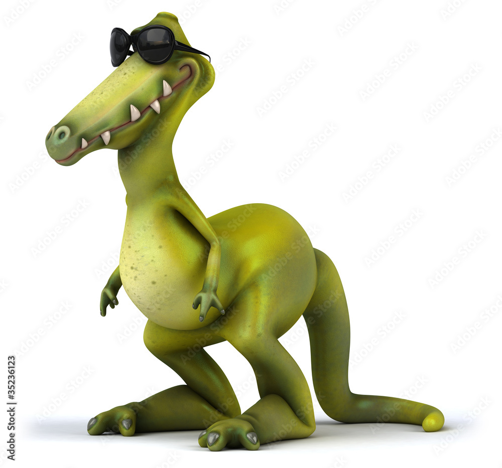 Naklejka premium Dinosaure