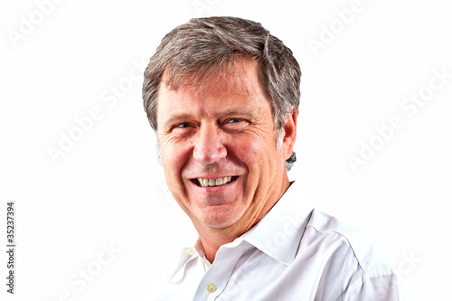 portrait of happy man