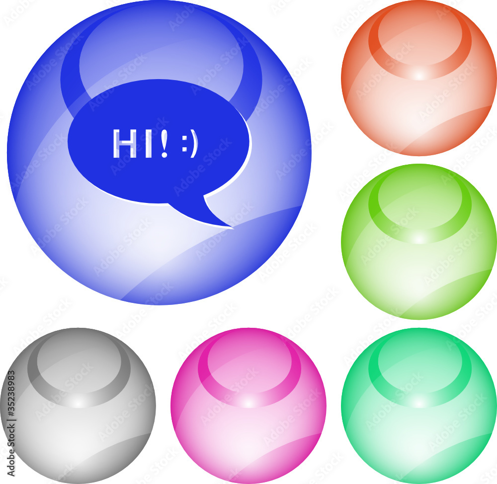 Chat symbol. Vector interface element. Chat symbol. Vector interface element.