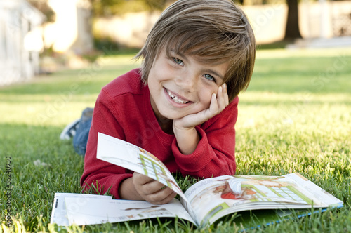 boy reading