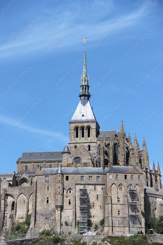 Abbaye du Mont-Saint-Michel en Normandie