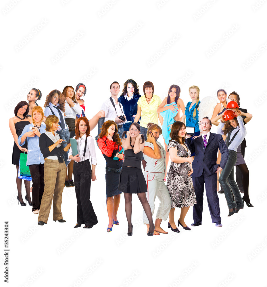 Fototapeta premium Workers Diversity Success