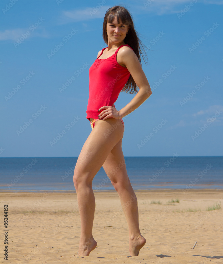 Beach Beauty Exercising
