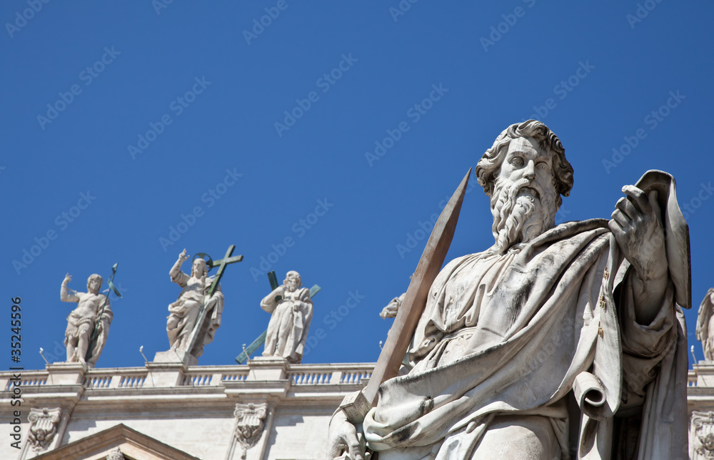 Obraz premium Vatican Statues