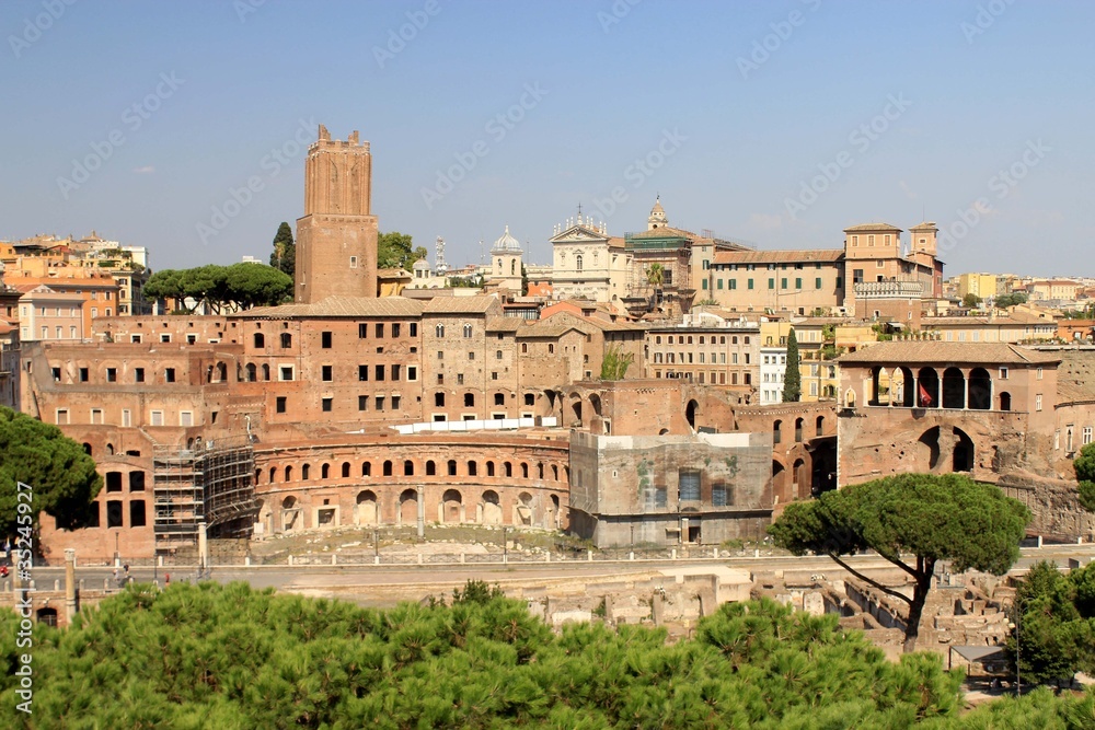 Trojan Market in Rome Italy