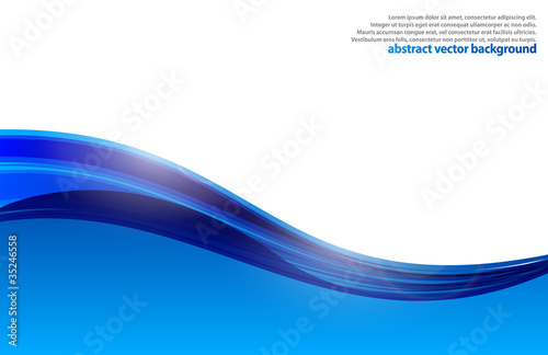 abstract blue composition