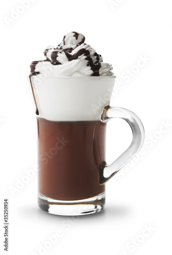 Canvas Print Cup of hot chocolate