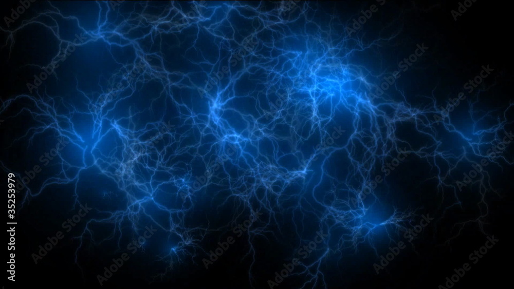 blue tendrils in space