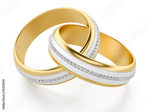Obraz w ramie Wedding Rings