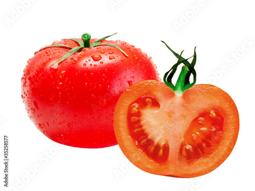 Wallpaper Mural Tomato isolated on white background Torontodigital.ca