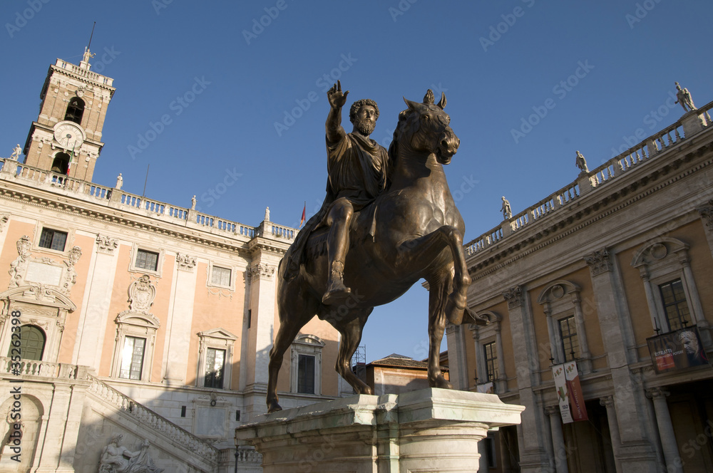 Statua di Marco Aurelio al Campidoglio - Roma